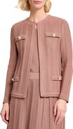 Misook Heritage Braided Cable Soft Knit Jacket