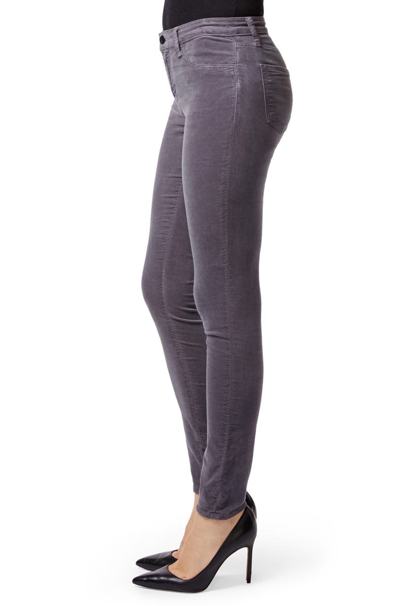 J Brand '815' Mid Rise Velveteen Super Skinny Jeans, Alternate, color, 