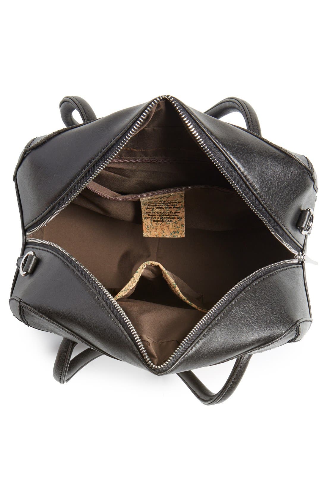 Matt & Nat 'Tardy' Vegan Leather Satchel, Alternate, color, 