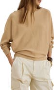 Lauren Ralph Lauren Boat Neck Cotton & Modal Sweater