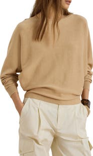 Lauren Ralph Lauren Boat Neck Cotton & Modal Sweater