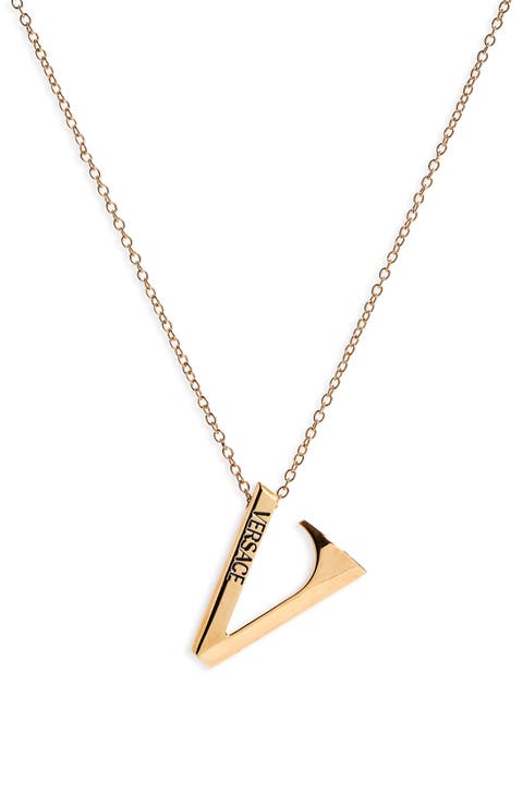 Monogram Pendant Necklace