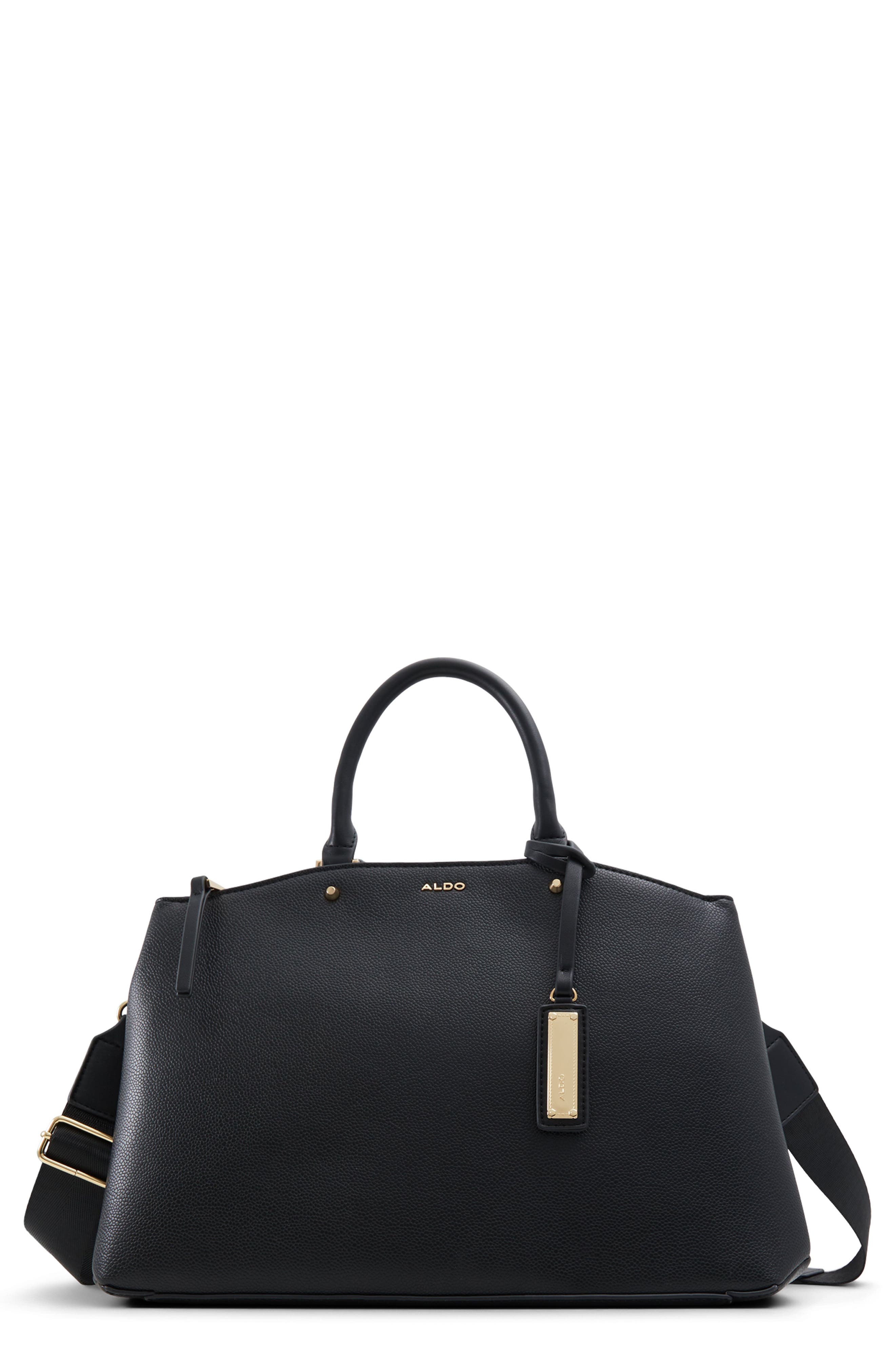 ALDO Jazzlyn Faux Leather Satchel, Main, color, 