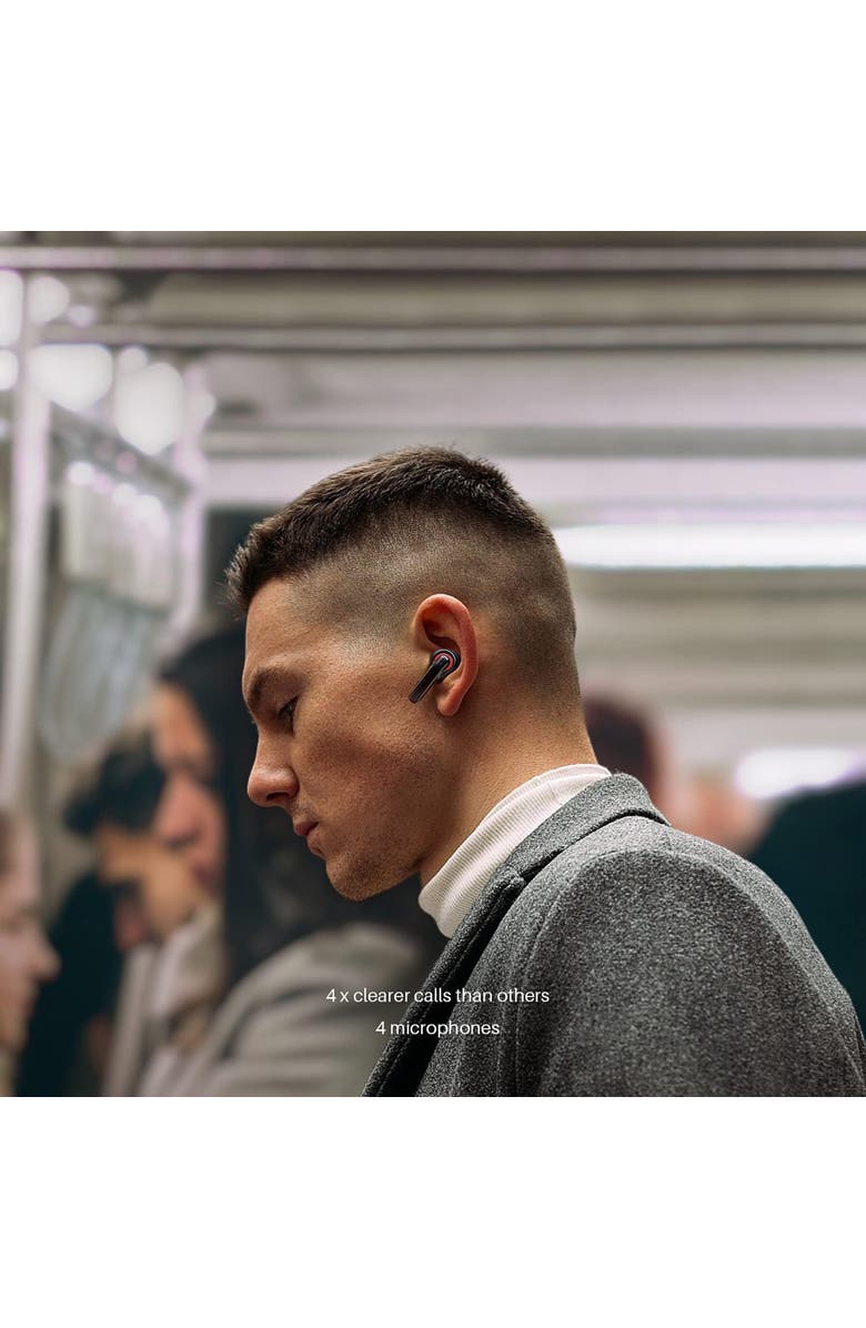 Tribit Wireless Noise Reduction Bluetooth Earbuds, Alternate, color, Black