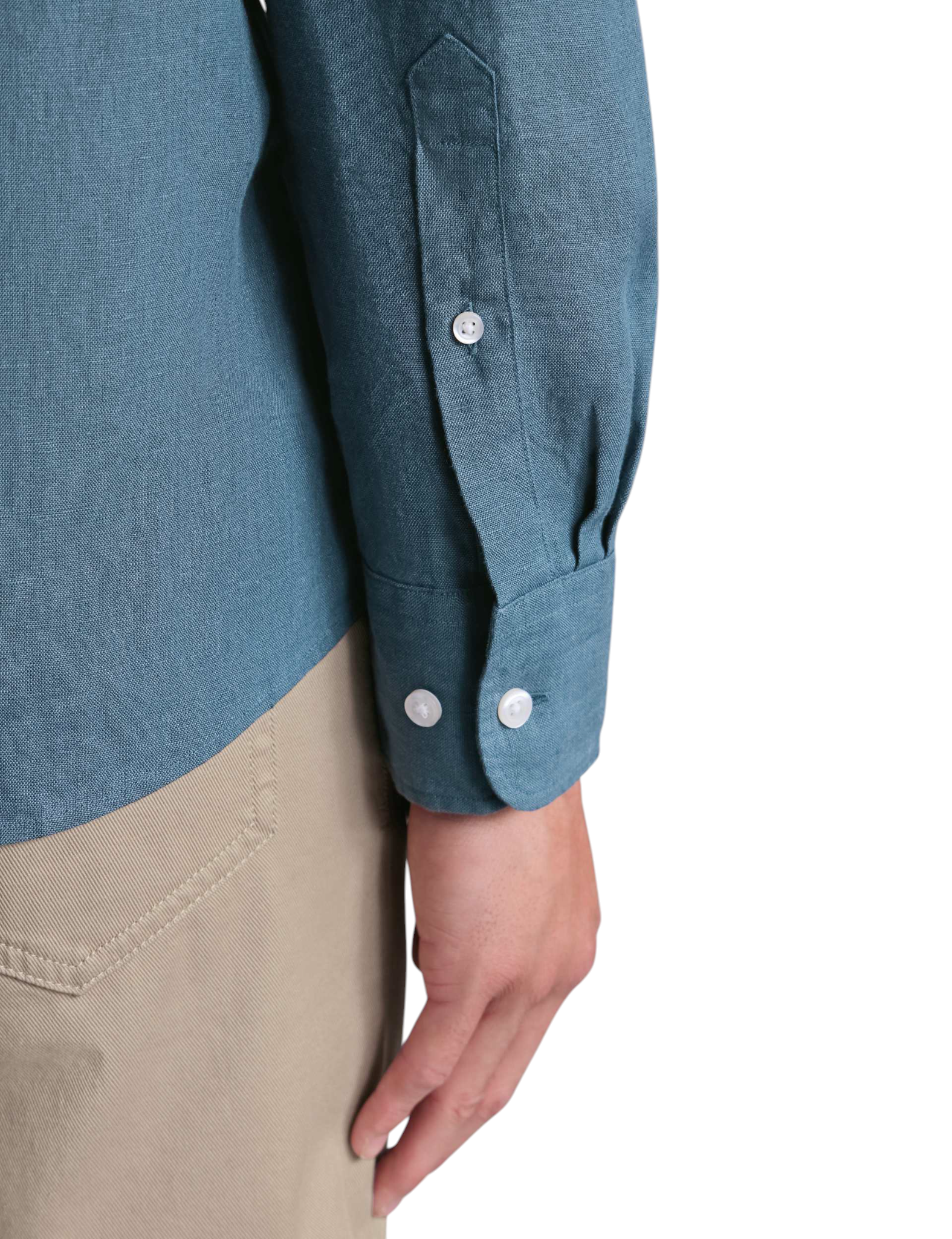 Charles Tyrwhitt Plain Pure Linen Shirt — фото 3