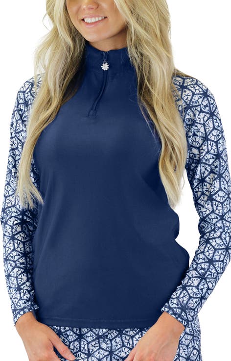 Long Sleeve Quarter Zip Sun & Swim Shirt