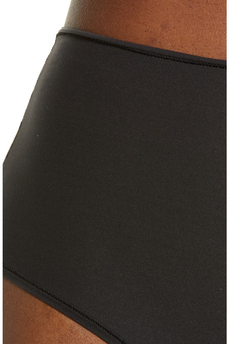 Fits Everybody High Waisted Thong, Alternate, color, ONYX