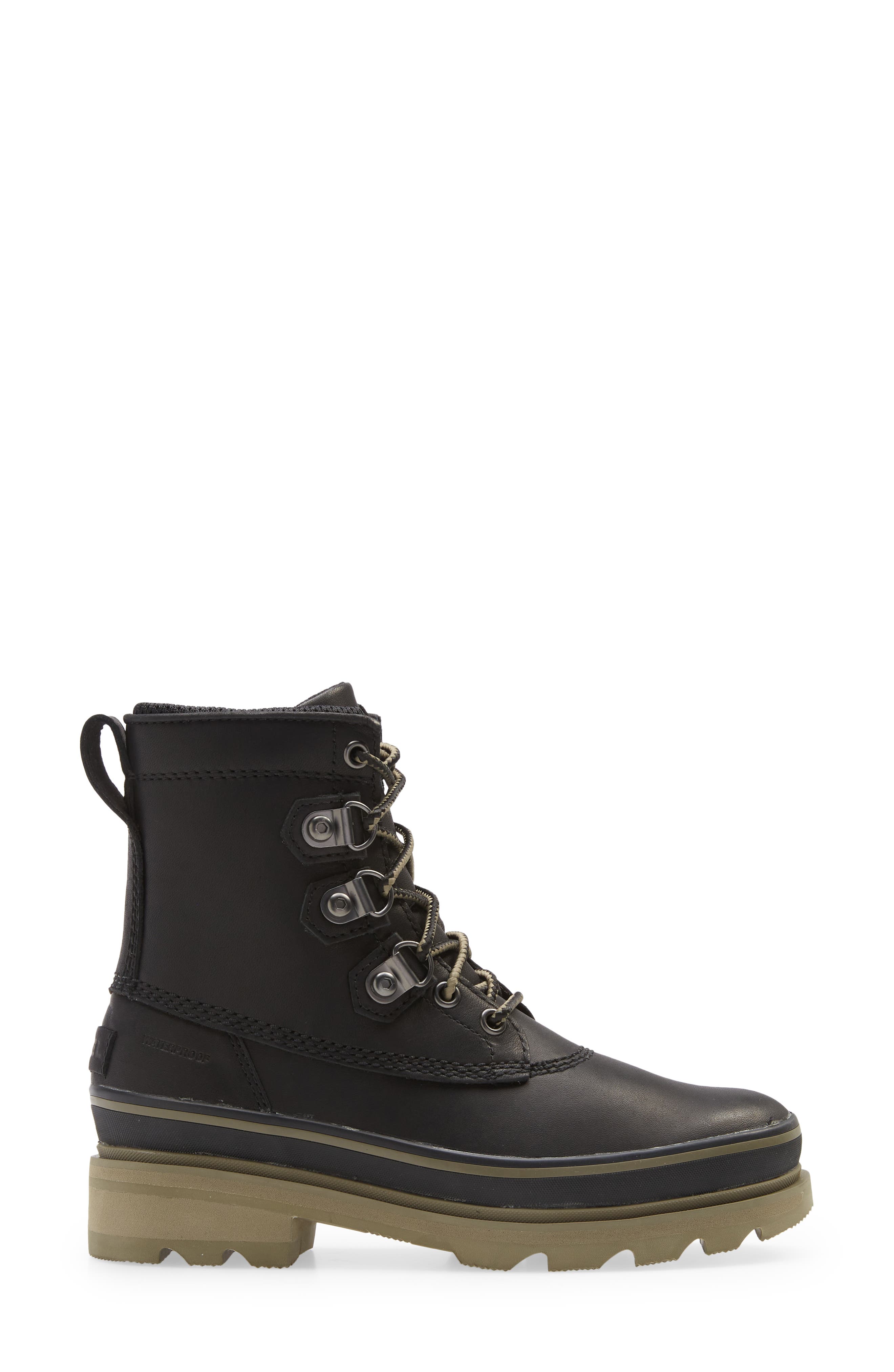 SOREL Lennox<sup>™</sup> Waterproof Lace-Up Street Boot, Alternate, color, 