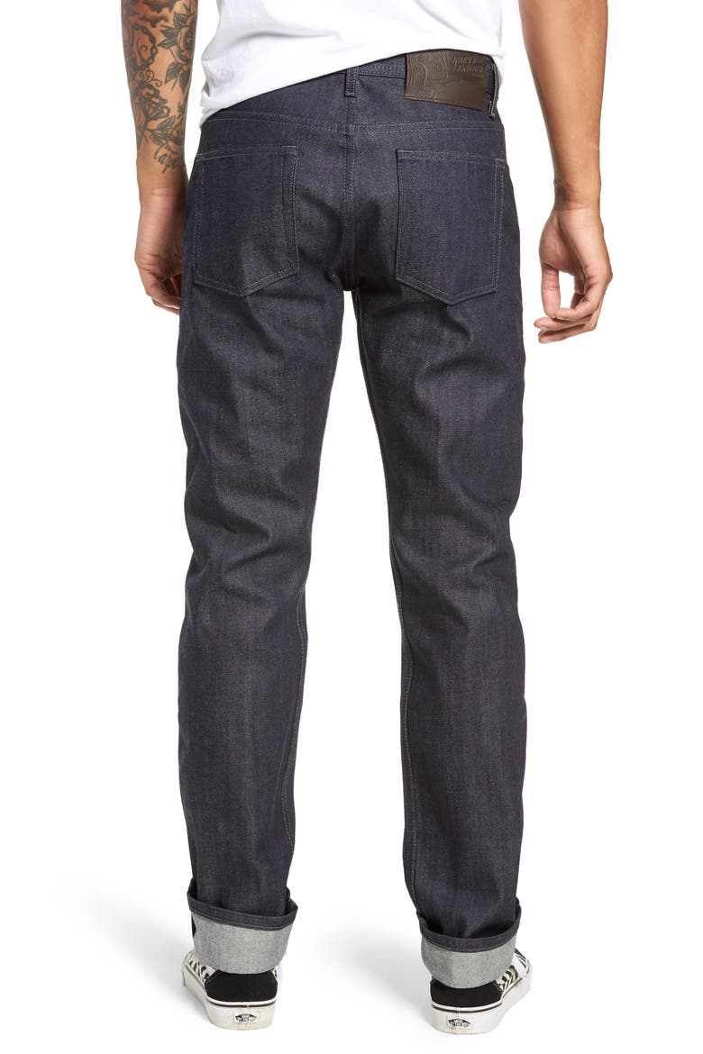 Weird Guy Slim Fit Selvedge Jeans, Alternate, color, INDIGO