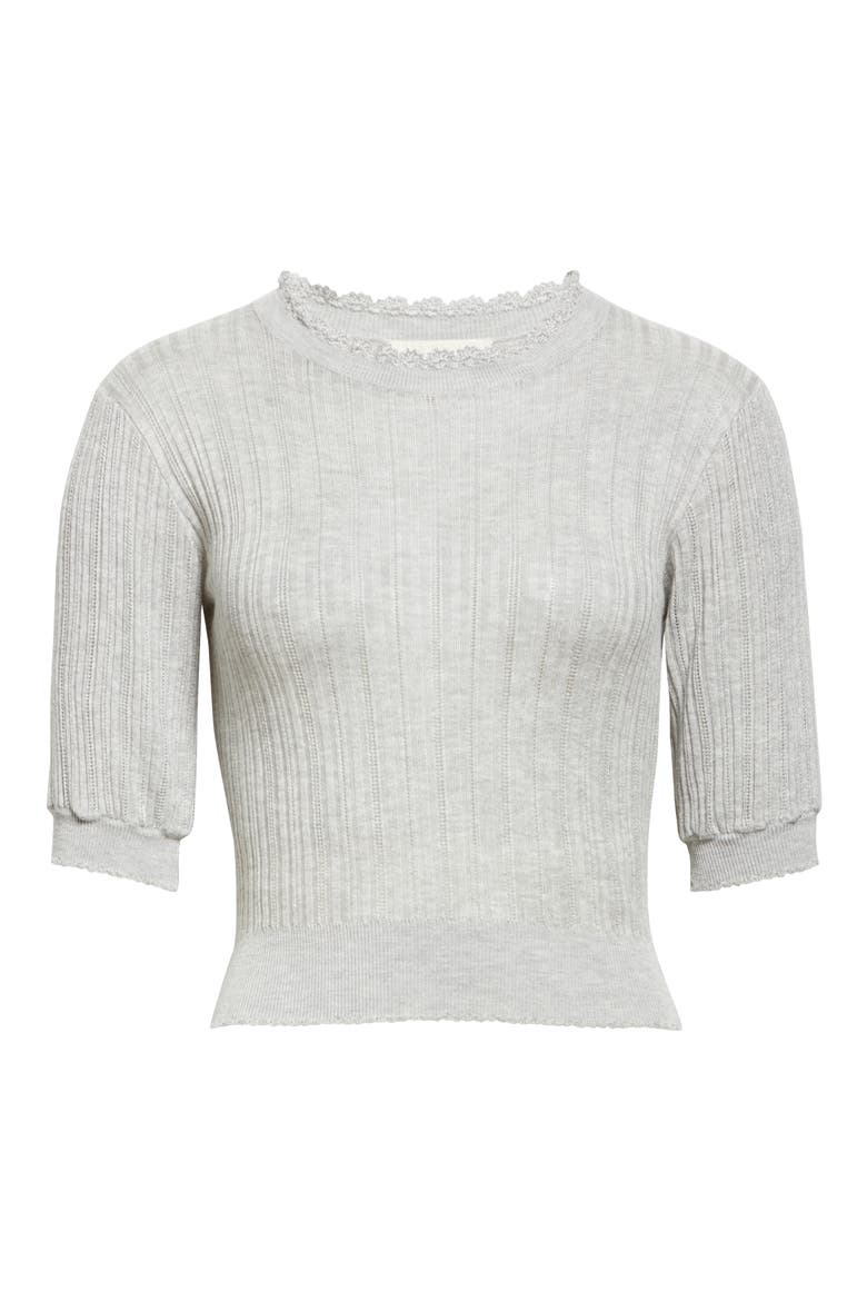 Gemma Rib Top, Alternate, color, SLATE