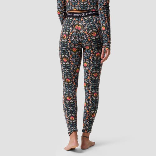 Backcountry Cedars Rws Merino Lt-wt Baselayer V-waist Bottom In Black