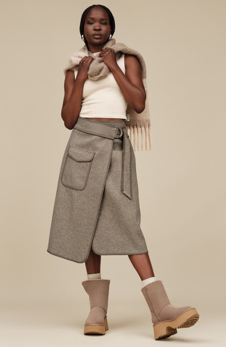 UGG<sup>®</sup> Esmee Leather Cuffable Tall Boot, Alternate, color, Caribou