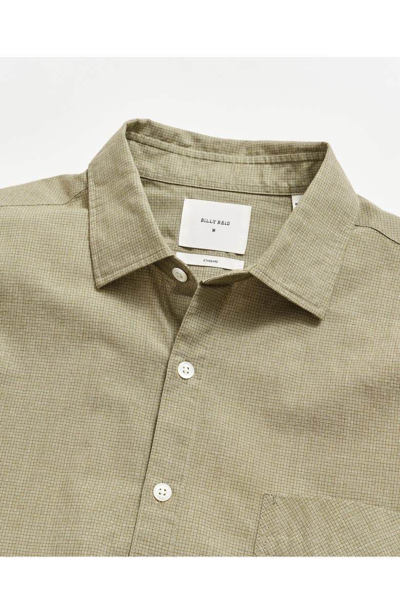 Billy Reid John Basket Weave Pattern Button-Up Shirt, Alternate, color, 
