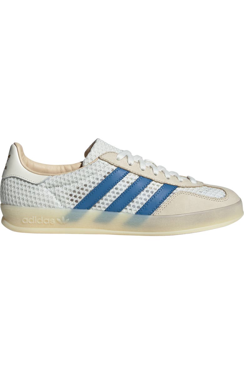 adidas Gender Inclusive Gazelle Indoor Sneaker, Alternate, color, Off White/ Blue/ Vanilla