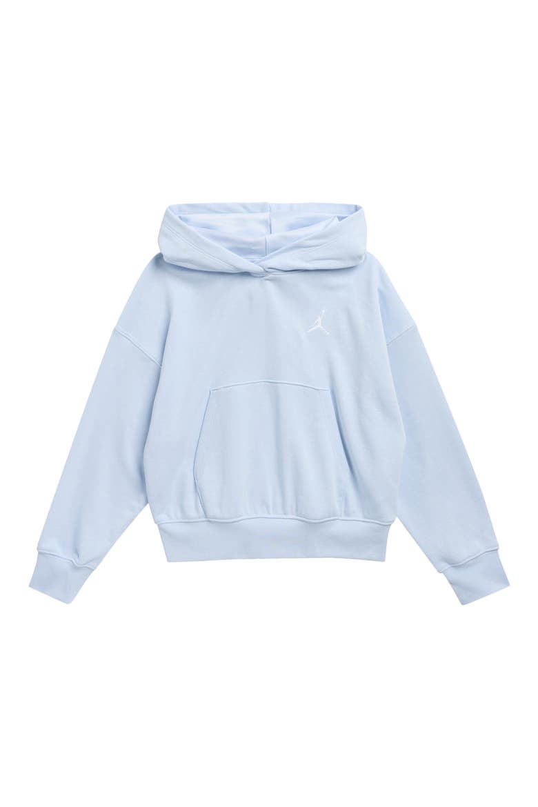 Kids' Embroidered Hoodie, Main, color, HALF BLUE