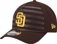 New Era Men's New Era Brown San Diego Padres American Flag 9FORTY M-Crown A-Frame Adjustable Hat