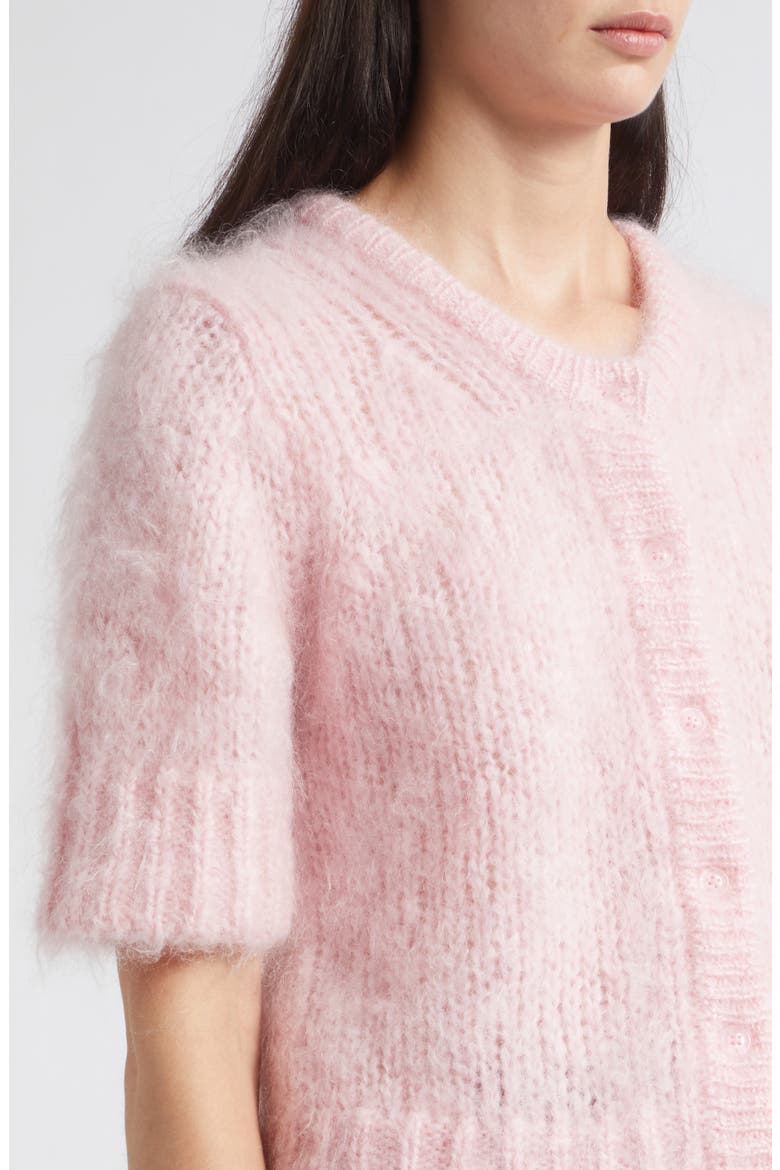 Sanasto Knit Cardigan, Alternate, color, LIGHT PINK
