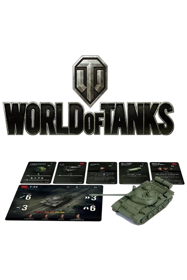 Soviet T54 Expansion Wot Miniatures Game, Alternate, color, Multicolored