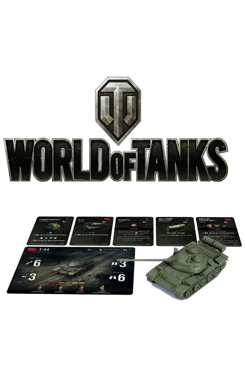 World Of Tanks Soviet T54 Expansion Wot Miniatures Game, Alternate, color, Multicolored