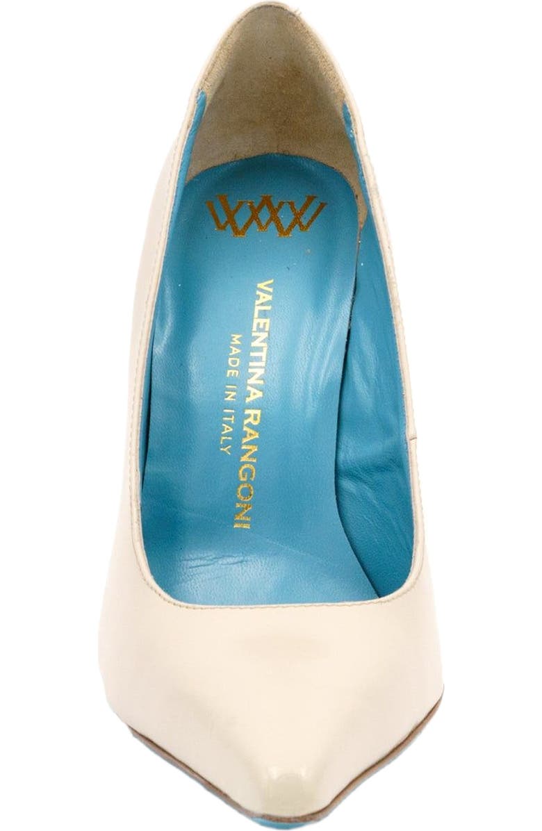 Valentina Rangoni Romana Stiletto Heel Pump, Alternate, color, Beige