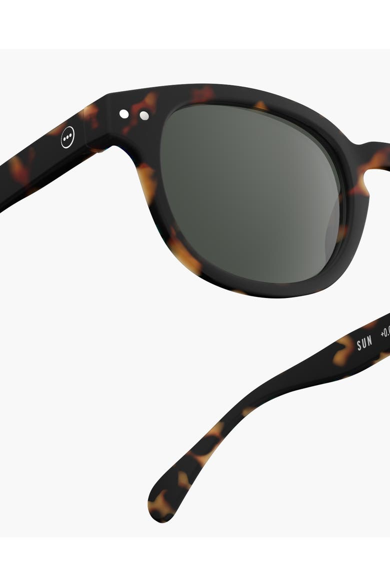 #C 49mm Square Reading Sunglasses, Alternate, color, Tortoise