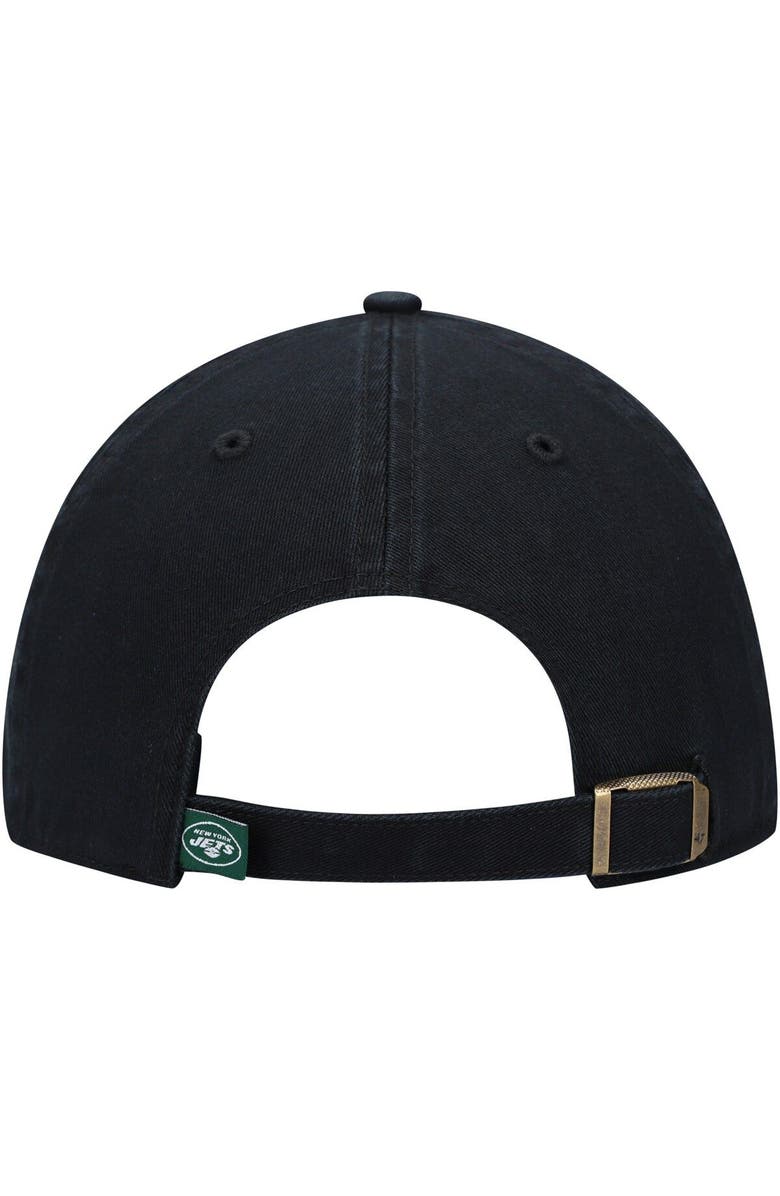 '47 Men's '47 Black New York Jets Clean Up Alternate Adjustable Hat, Alternate, color, Black