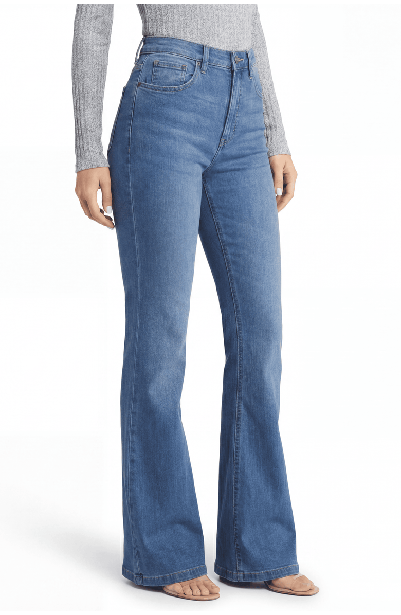 Solomon & Sage S&G Denim Boot Cut Leg Jeans, Alternate, color, Blue Wash