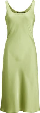 Lauren Ralph Lauren Charmeuse Sleeveless Cocktail Dress