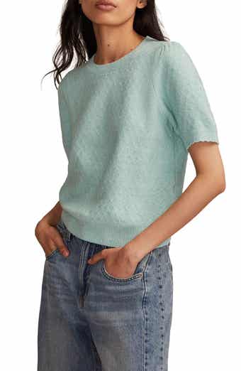 Lucky Brand Cloud Soft Puff Sleeve Sweater