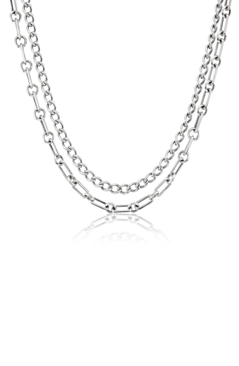 Two Layer Chain Necklace
