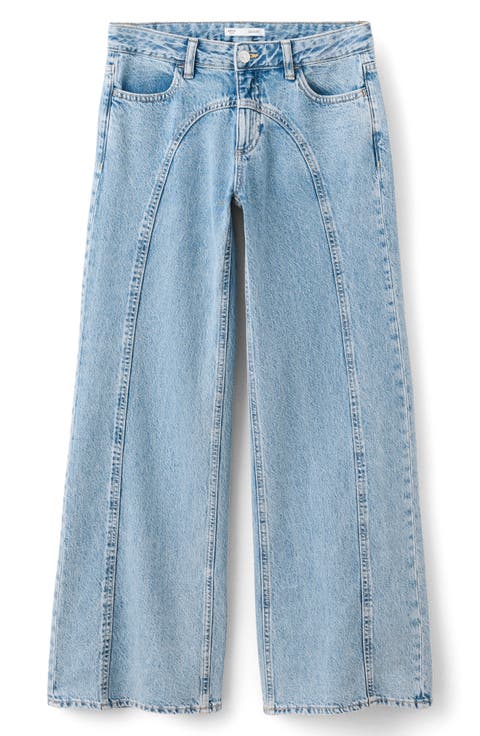 Low Waist Wide Leg Jeans