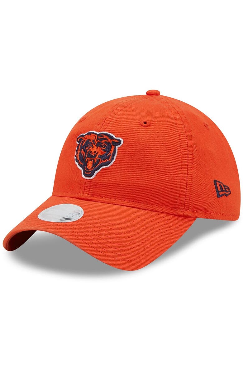 New Era Women's New Era Orange Chicago Bears Core Classic 2.0 9TWENTY Adjustable Hat, Main, color, 