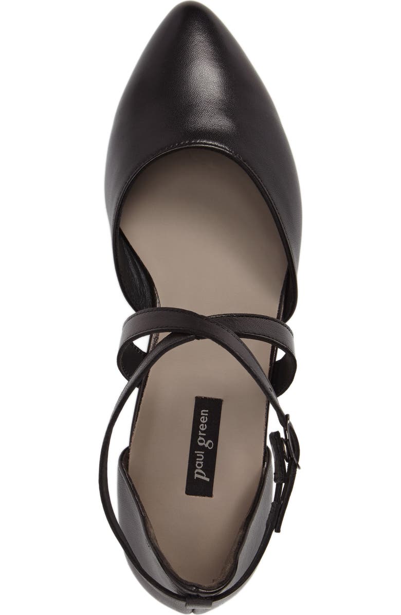 Paul Green Margo Cross Strap Flat, Alternate, color,