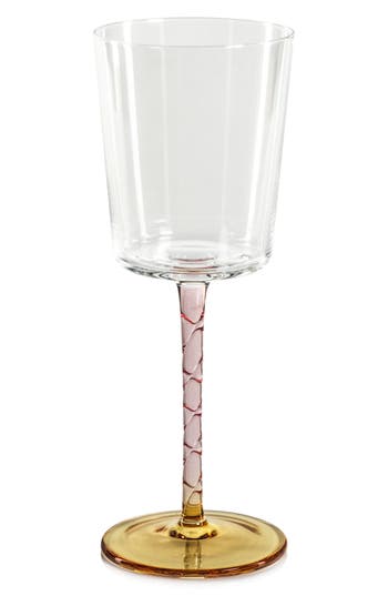 Zodax Sachi Set Of 4 White Wine Glasses In Multi