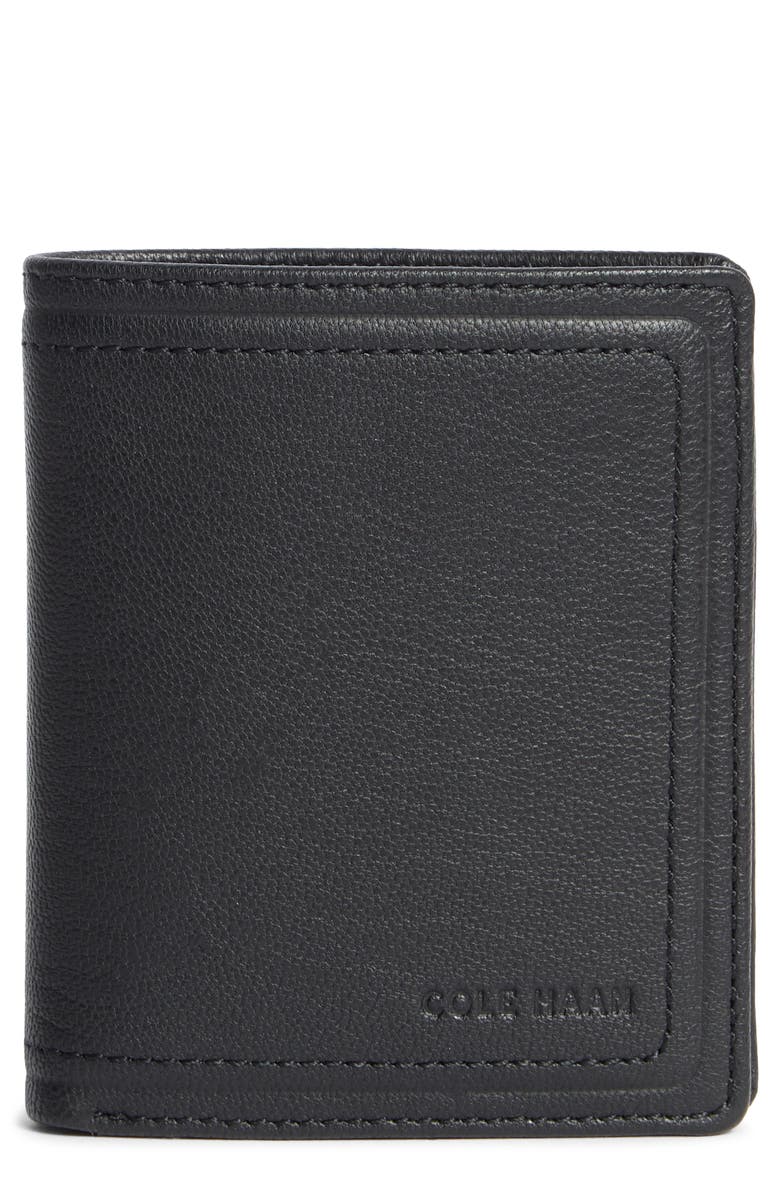 Cole Haan Slim Duofold Leather Wallet, Main, color,