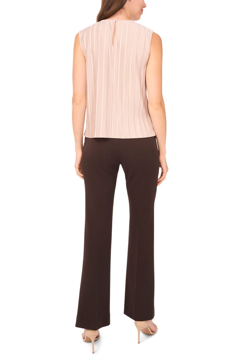 Pleated Sleeveless Top, Alternate, color, NOMAD CAMEL