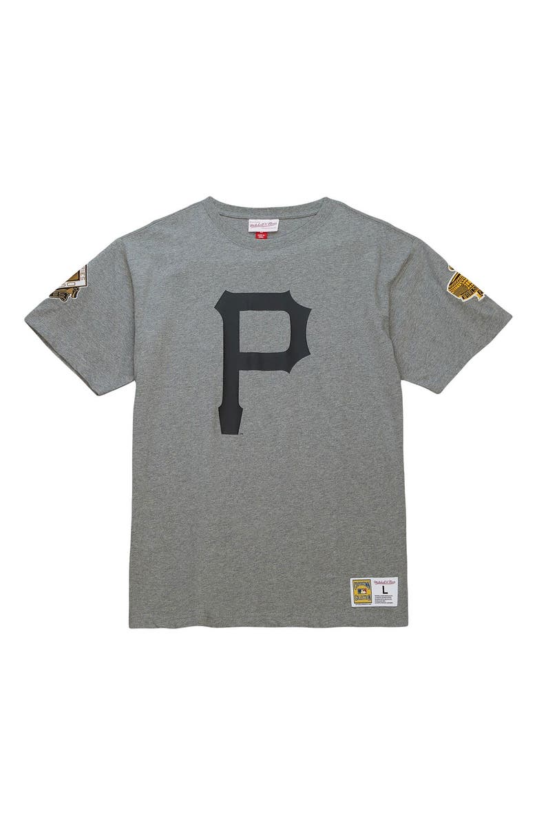 Mitchell & Ness Men's Mitchell & Ness Roberto Clemente Gray Pittsburgh Pirates Legends Collection Player T-Shirt, Alternate, color, 