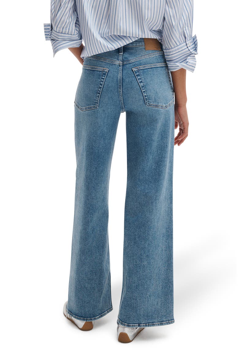 Flexi Andi High Waist Wide Leg Jeans, Alternate, color, LYON