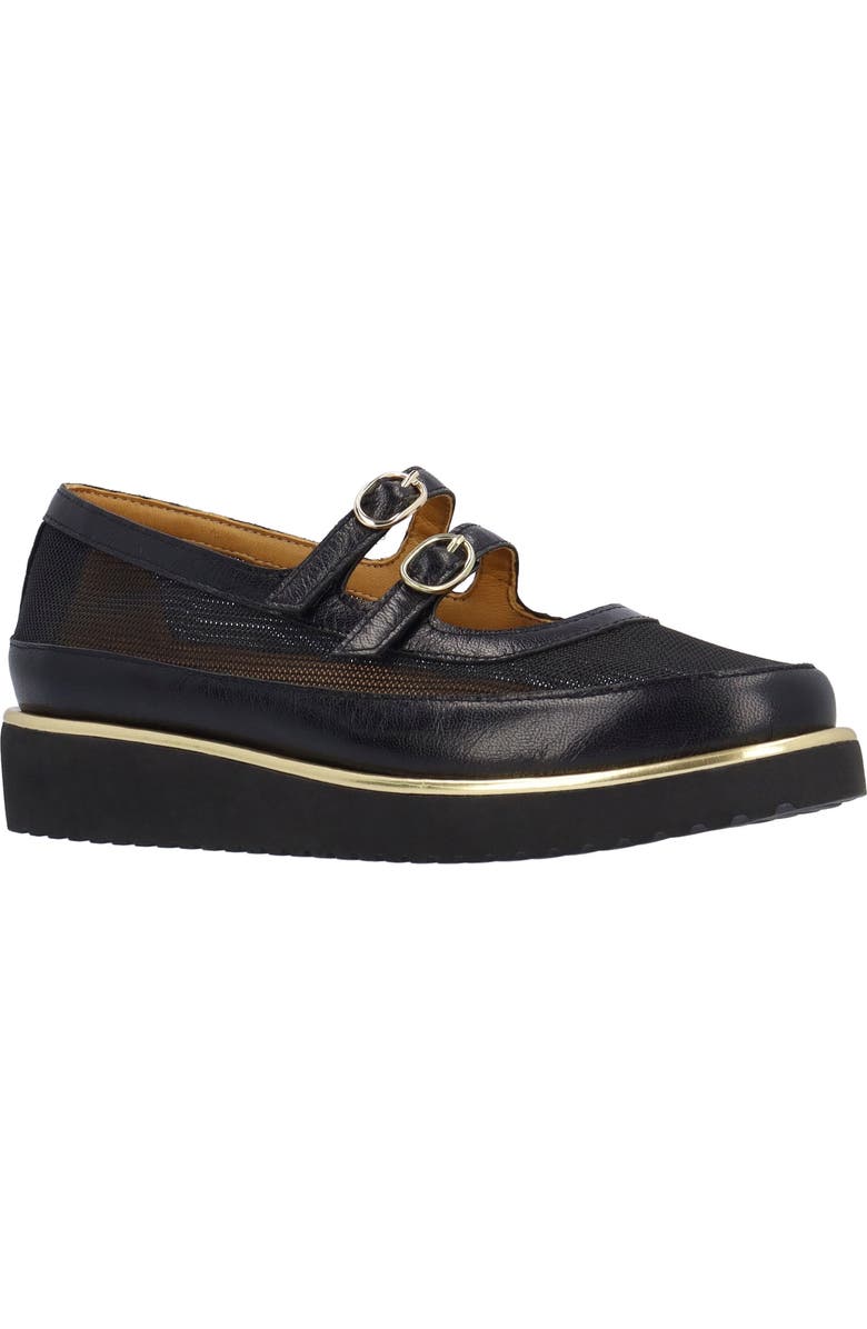 L'Amour des Pieds Zalika Mary Jane Wedge, Main, color, Black