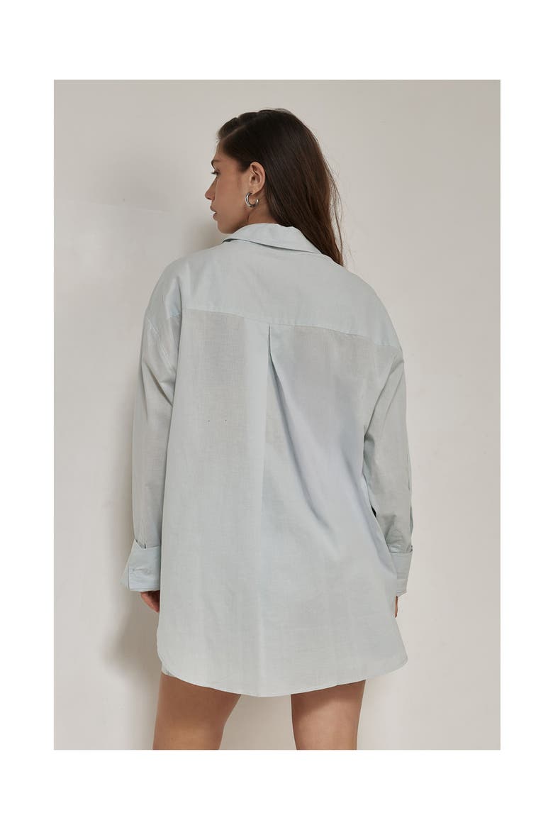 Harper Button Down Top, Alternate, color, Light-Blue