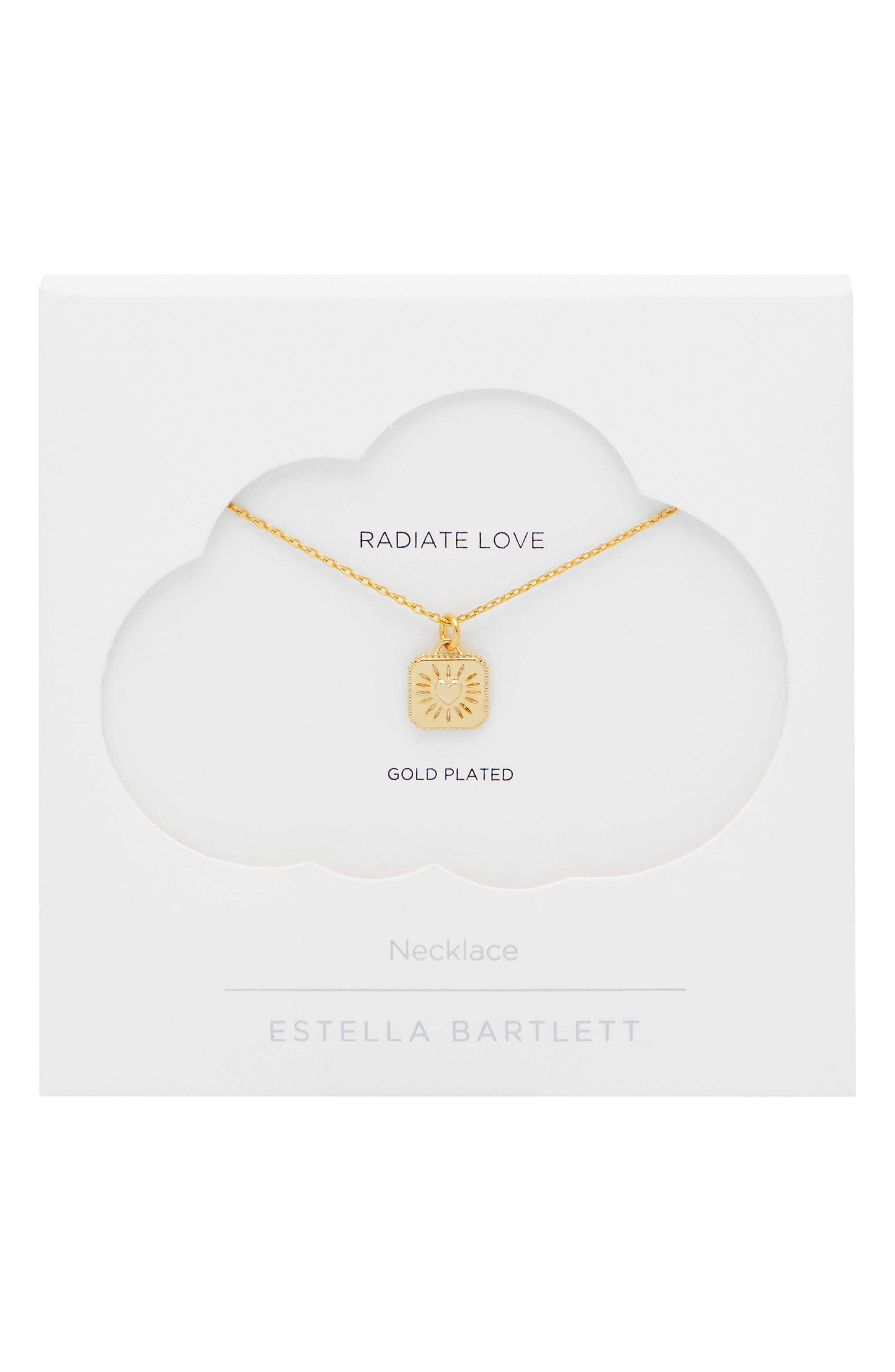 Estella Bartlett Bobble Heart Pendant Necklace (Women) | Nordstrom