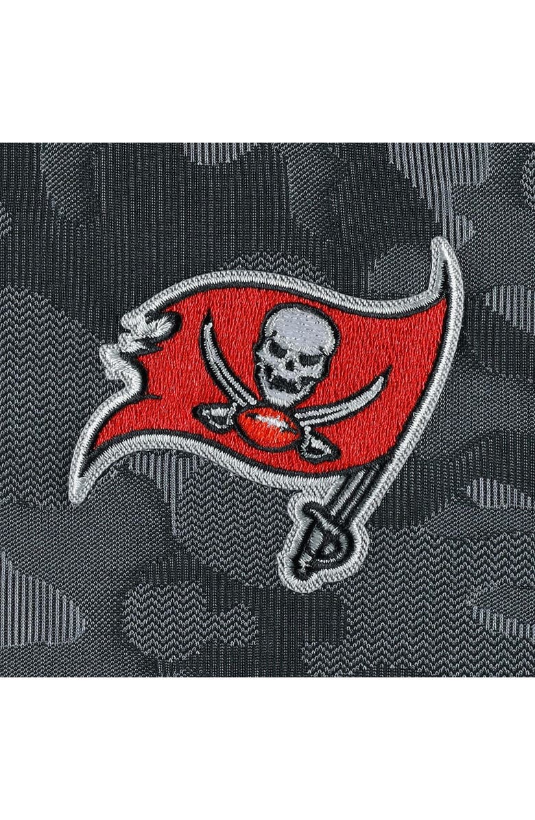 ANTIGUA Men's Antigua Black Tampa Bay Buccaneers Brigade Quarter-Zip Sweatshirt, Alternate, color, 