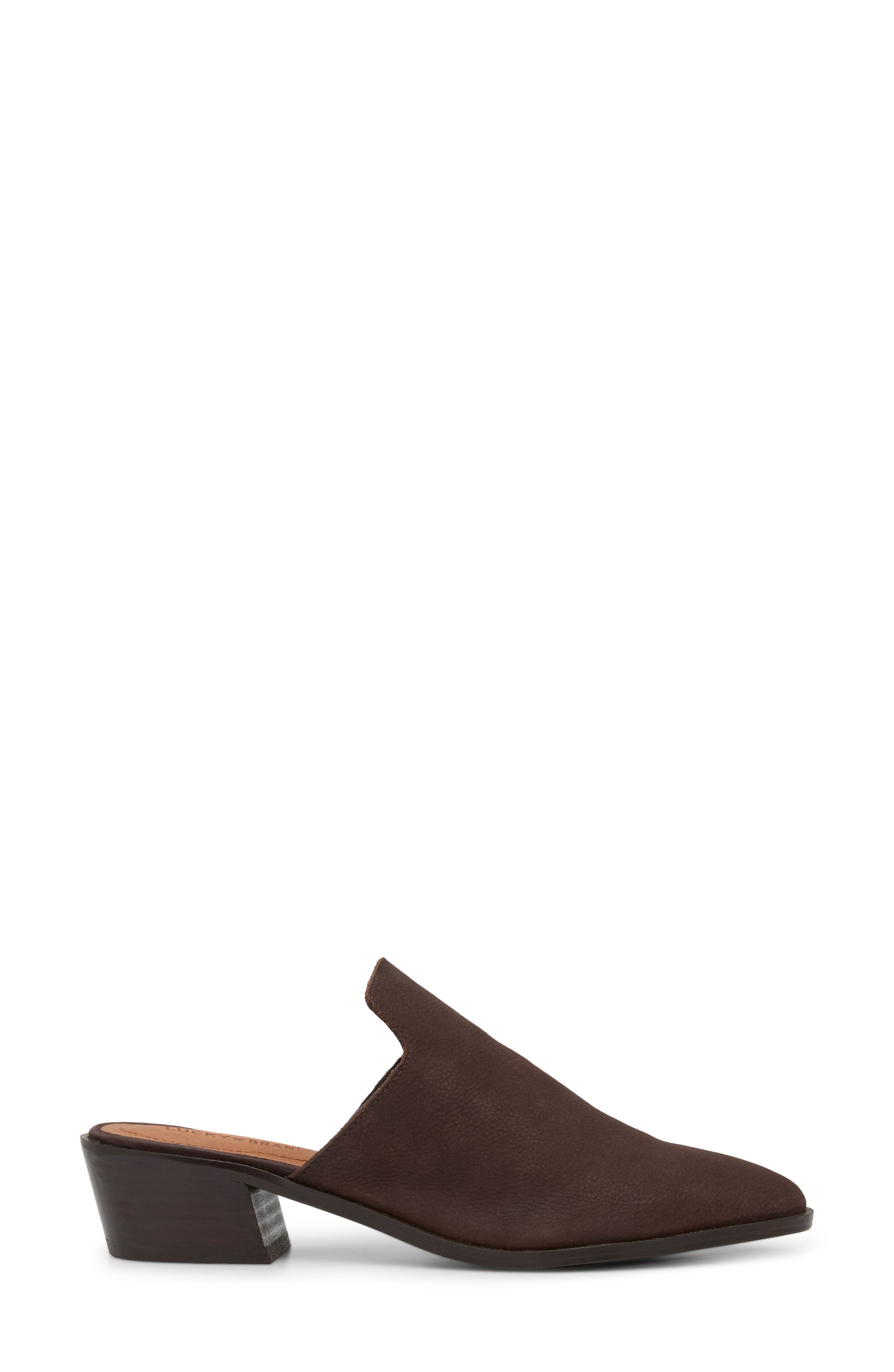 Myrila Mule, Alternate, color, CHOCOLATE