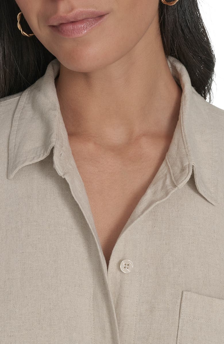 Linen Blend Maxi Dress
