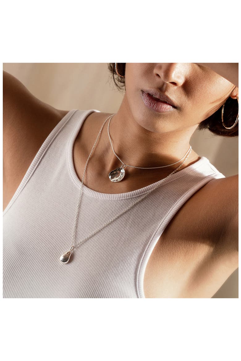 Chain Link Necklace, Alternate, color, SILVER