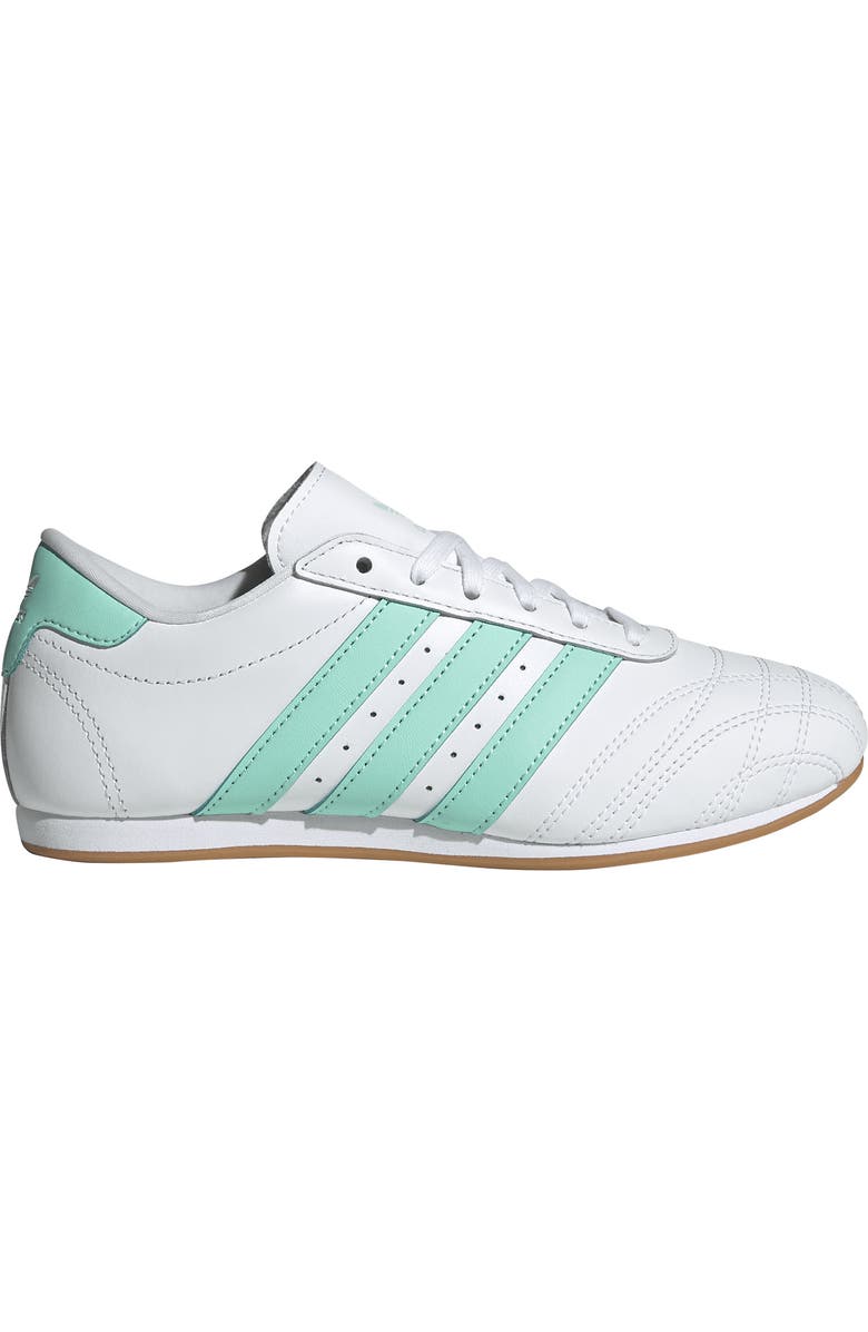 adidas Kids' Taekwondo Sneaker, Alternate, color, White/ Clear Mint/ Gum