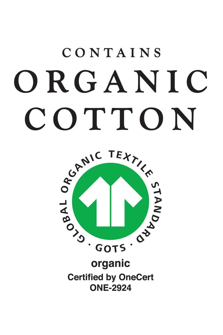 Baby Boys' Organic Rolled Cuff Pant with Drawstring, Infant, Alternate, color, Gray Herringbone