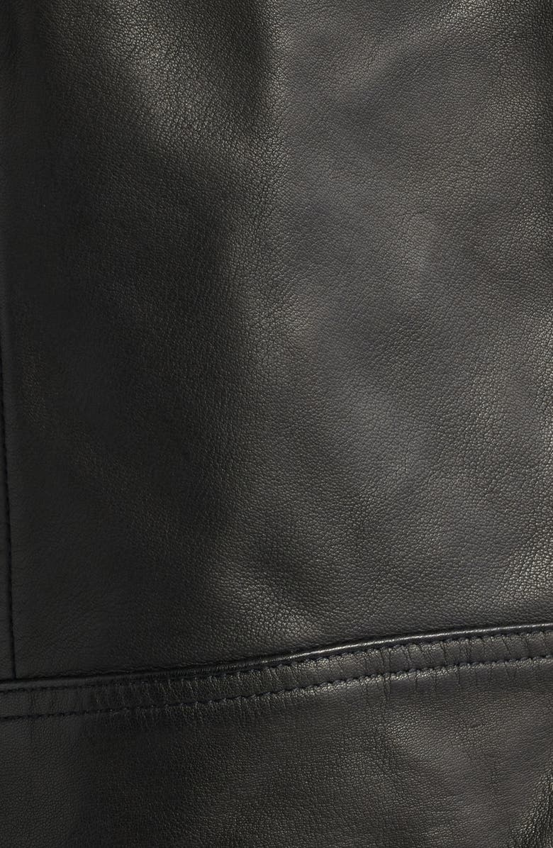 AllSaints Dalby Leather Biker Jacket, Alternate, color,