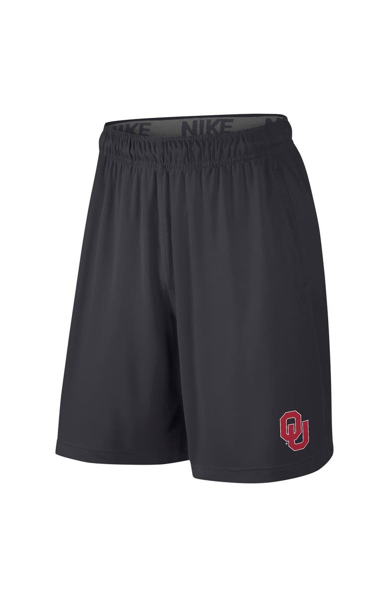 Nike Youth Nike  Anthracite Oklahoma Sooners Fly Performance Shorts, Alternate, color, 