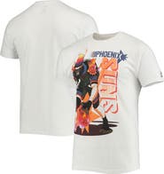 NBA X MCFLYY Men's NBA x McFlyy White Phoenix Suns Identify Artist Series T-Shirt